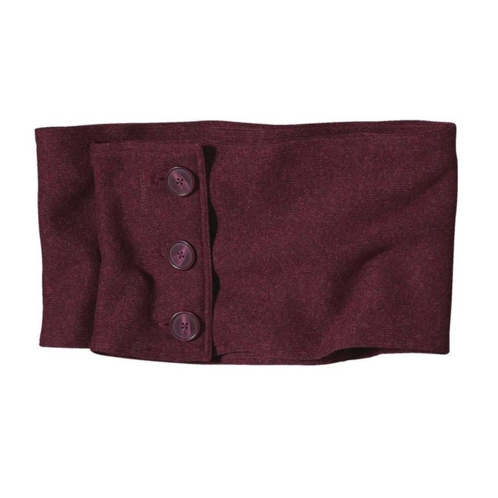 PATAGONIA WOMEN'S BETTER SWEATER™ FLEECE SCARF NEW WITH TAGS OXBLOOD RED
